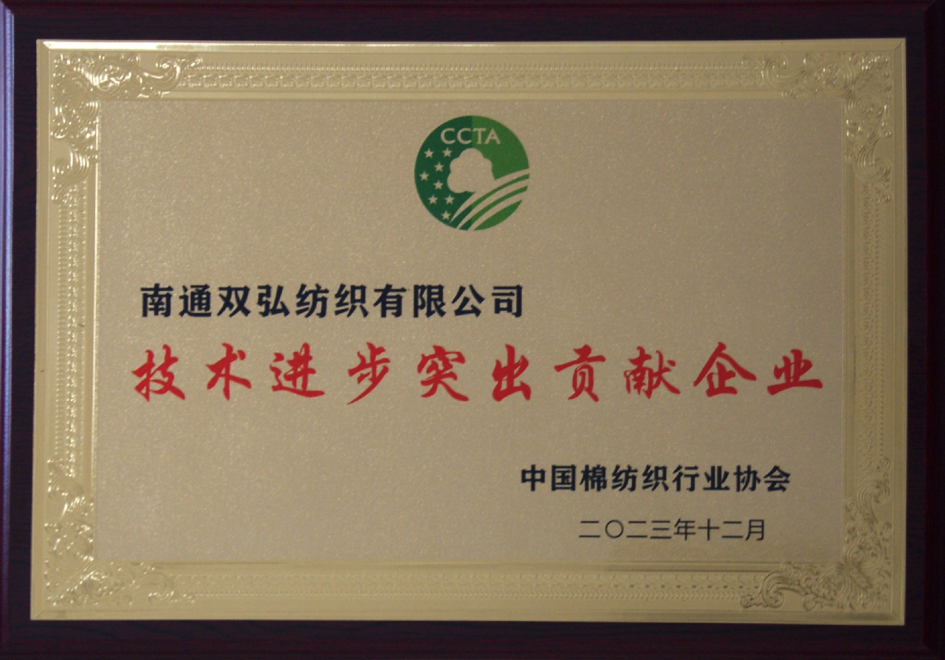 技術(shù)進(jìn)步提出貢獻(xiàn)企業(yè)（獎牌）.JPG